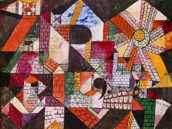 Stadt R, 1919/205. de Paul Klee