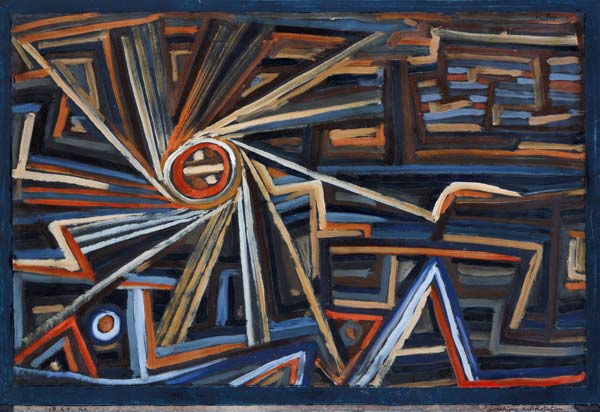 Radiation and rotation de Paul Klee