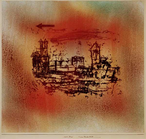 Sturm ueber der Stadt, de Paul Klee