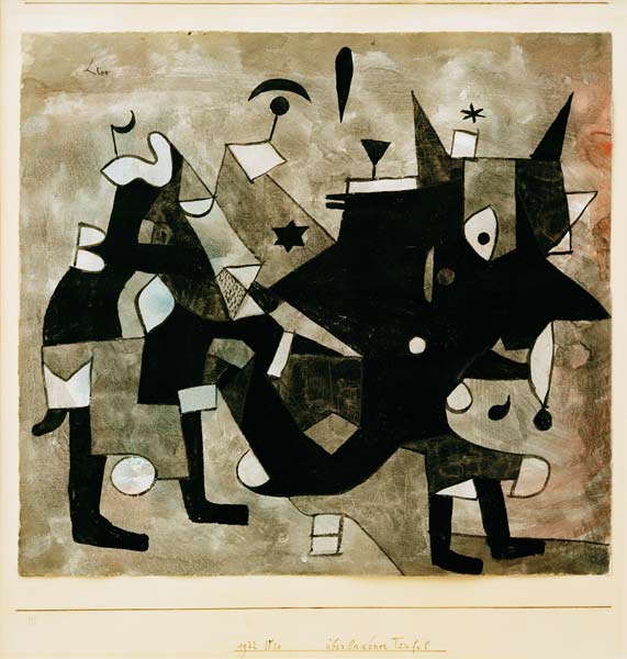Ueberladener Teufel, de Paul Klee