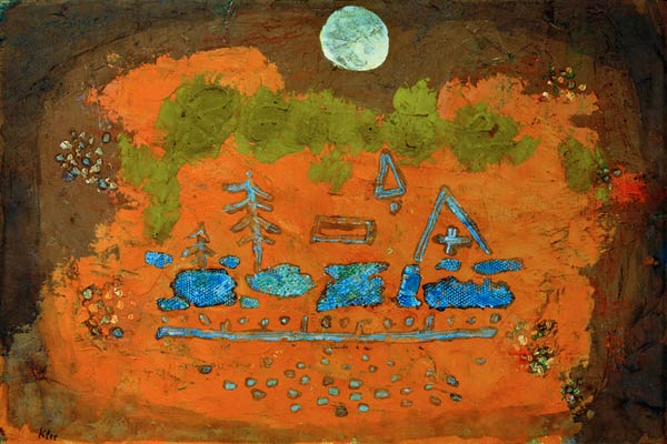 Vollmondopfer, 1933, 452 (H 12). de Paul Klee