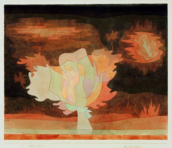 Vor dem Schnee, 1929, 319 (3 H 19). de Paul Klee