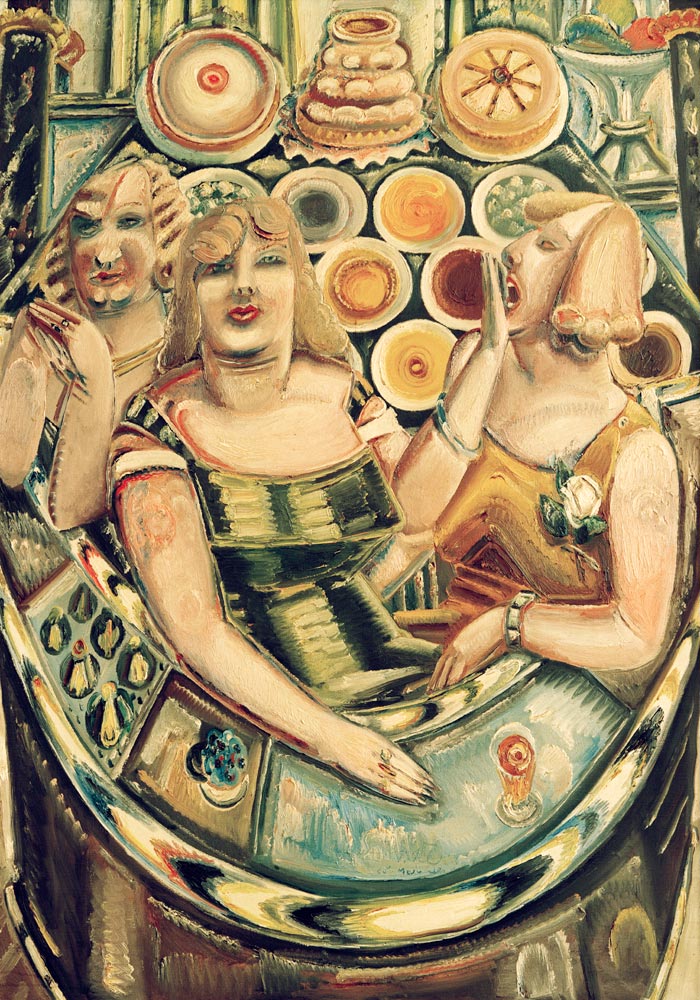 Three barmaids de Paul Kleinschmidt
