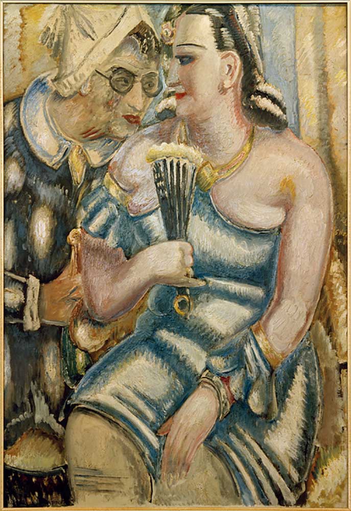 The painter and his wife in carnival costume de Paul Kleinschmidt