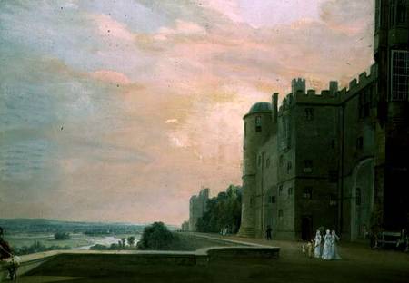 Windsor Castle: North Terrace de Paul Sandby
