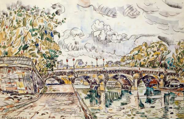The Pont Neuf, Paris de Paul Signac