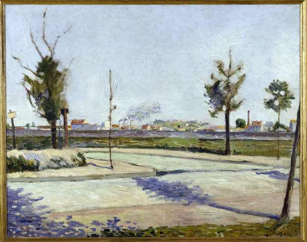 P.Signac, Road to Gennevilliers / 1883 de Paul Signac
