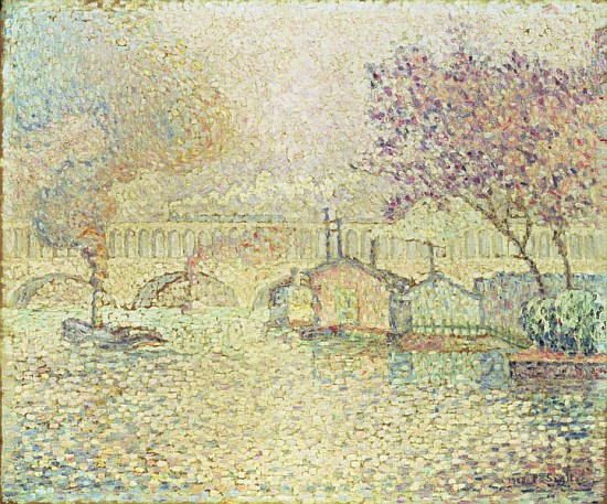 The Viaduct at Auteuil, c.1900 de Paul Signac