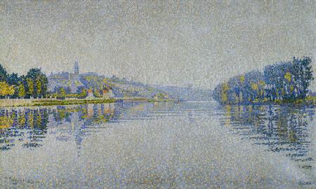 P.Signac / Riverbanks / 1889