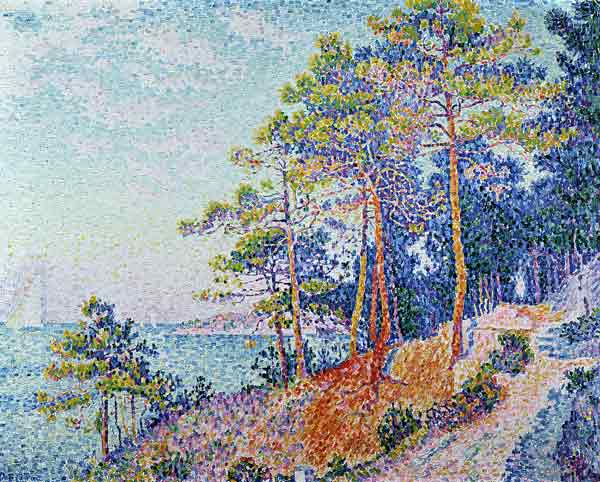St. Tropez, the Custom's Path, 1905 de Paul Signac