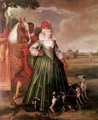 Anne of Denmark, 1617 de Paul van Somer