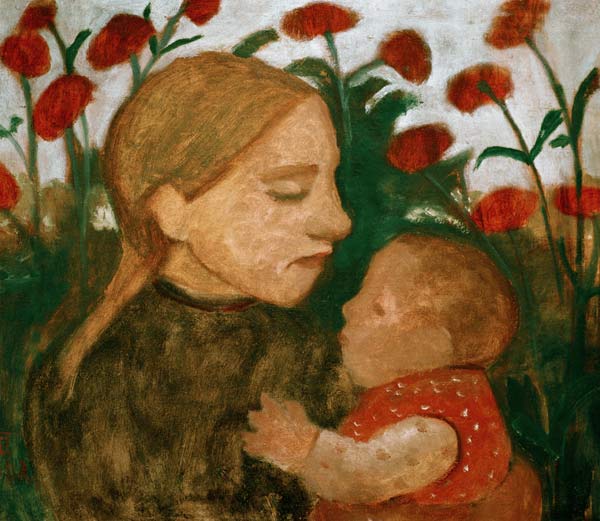 Girl and child de Paula Modersohn-Becker
