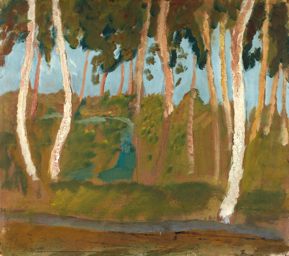 Birch Trees de Paula Modersohn-Becker