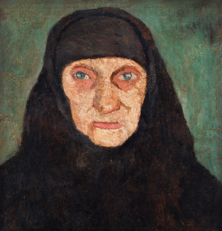 Head of Old Woman de Paula Modersohn-Becker
