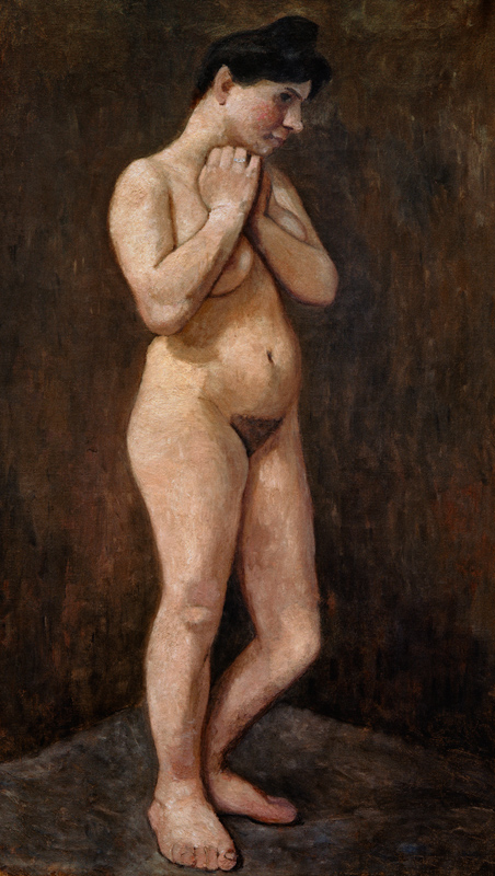 Standing Female Nude de Paula Modersohn-Becker