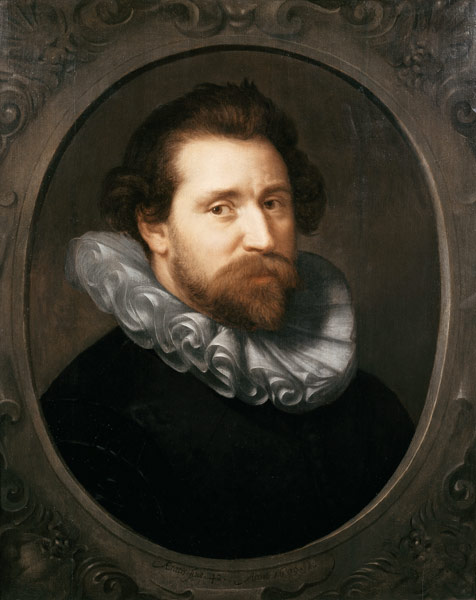 Portrait of Abraham Bloemaert (1566-1651) de Paulus Moreelse