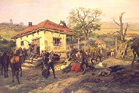 Szene aus dem russisch-türkischen Krieg 1876-1877