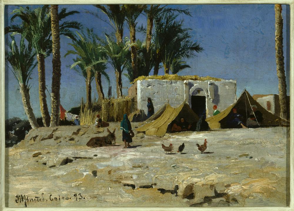 Bedouin Camp in Cairo de Peder Moensted