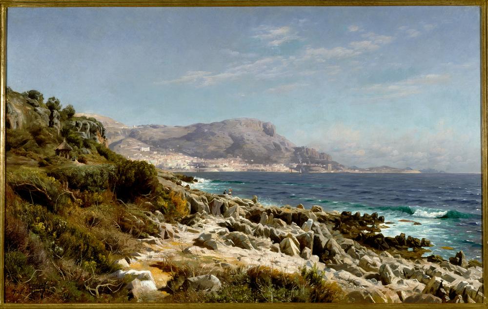 Coast near Monte Carlo de Peder Moensted