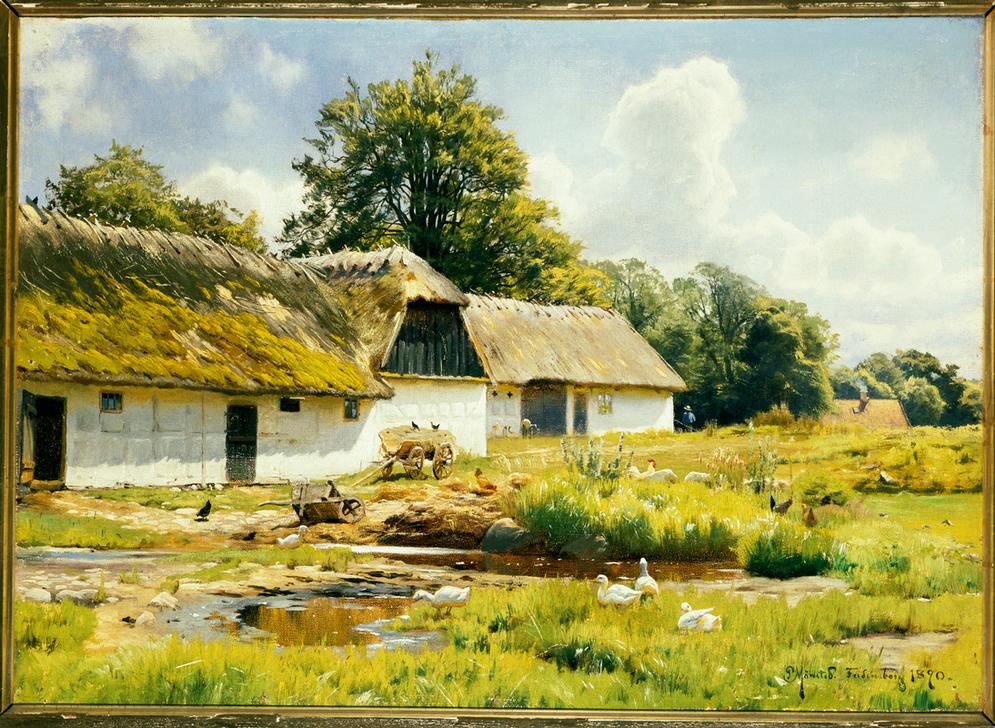 Summer's Day at the Farm de Peder Moensted