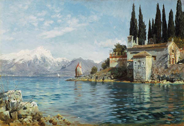 St. Vigilio at Lake Garda de Peder Moensted