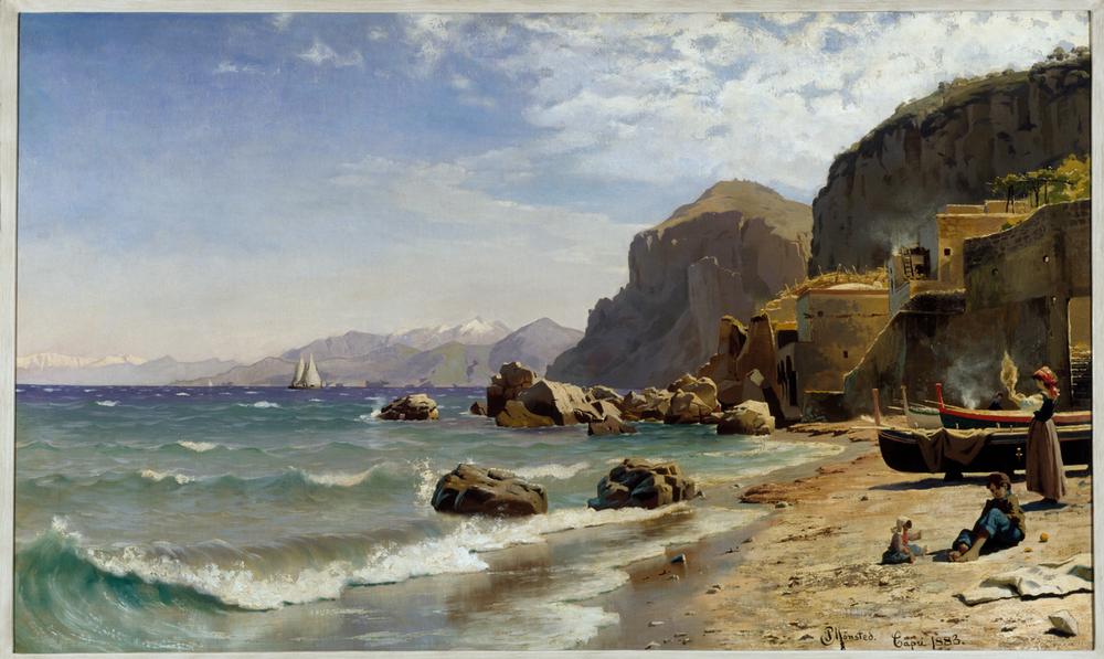 Beach on Capri de Peder Moensted