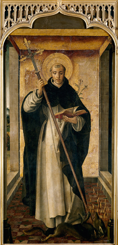 Saint Dominic de Pedro Berruguete