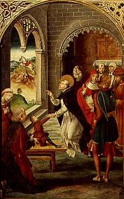 Auferweckung of a boy by St. Dominikus brought dow de Pedro Berruguete