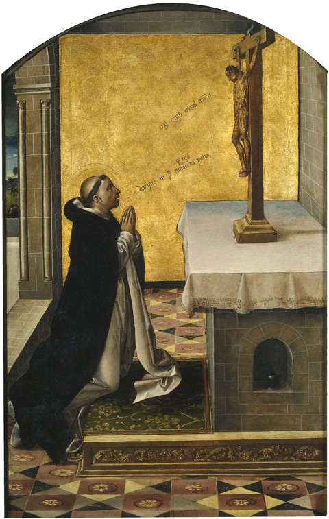 Saint Peter Martyr at Prayer de Pedro Berruguete