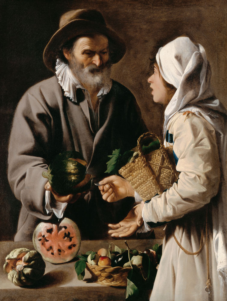 The Fruit Vendor de Pensionante de Saraceni