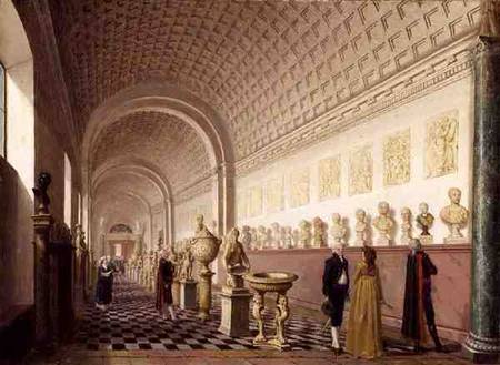 The Inner Gallery of the Royal Museum at the Royal Palace, Stockholm de Per Hillestrom