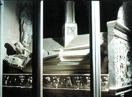 Tomb of Blanche of Anjou wife of James II of Aragon (1264-1327) de Pere  de Bonhull