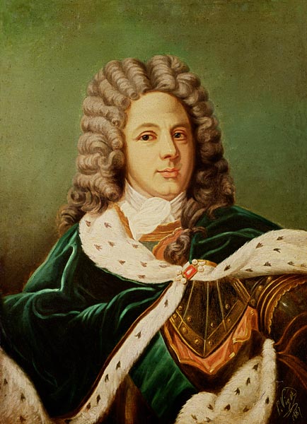 Portrait of the Duc de Saint-Simon (1675-1755) after a portrait by Hyacinthe Rigaud (1659-1743) de Perrine Viger