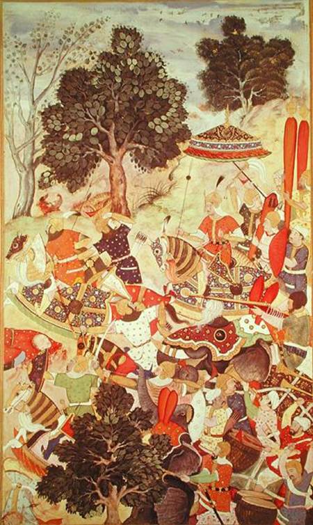 The Capture of Bakadur Khan de Persian School