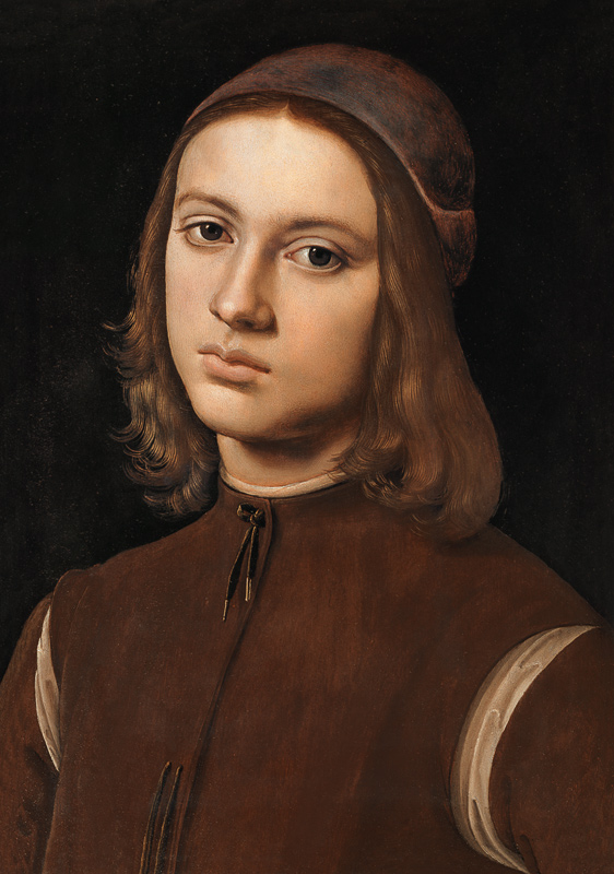 Retrato de un joven  de Perugino (eigentl. Pierto di Cristoforo Vanucci)