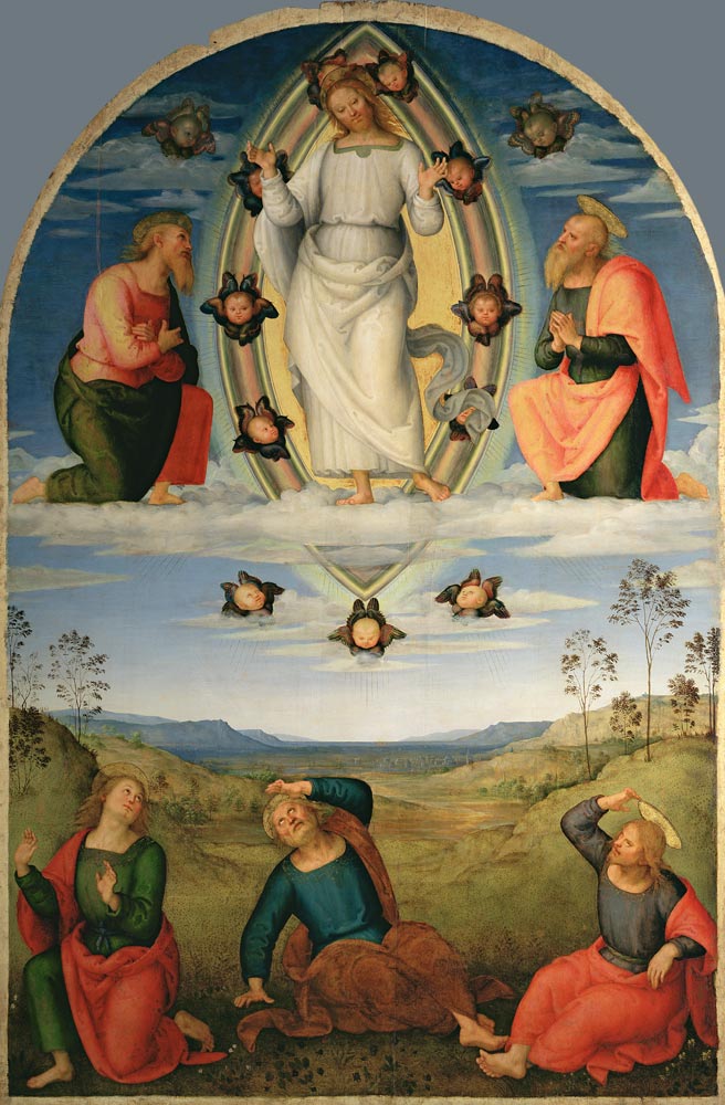 Perugino / Transfiguration / 1517 de Perugino (eigentl. Pierto di Cristoforo Vanucci)