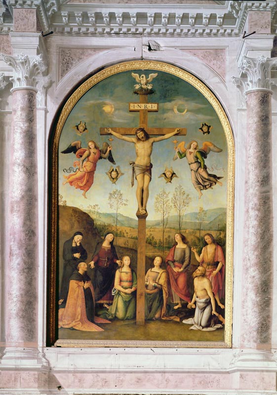 Perugino / Crucifixion / ptg. de Perugino (eigentl. Pierto di Cristoforo Vanucci)