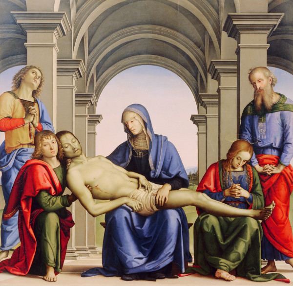 Pietà / Paint.by Perugino / 1494 de Perugino (eigentl. Pierto di Cristoforo Vanucci)