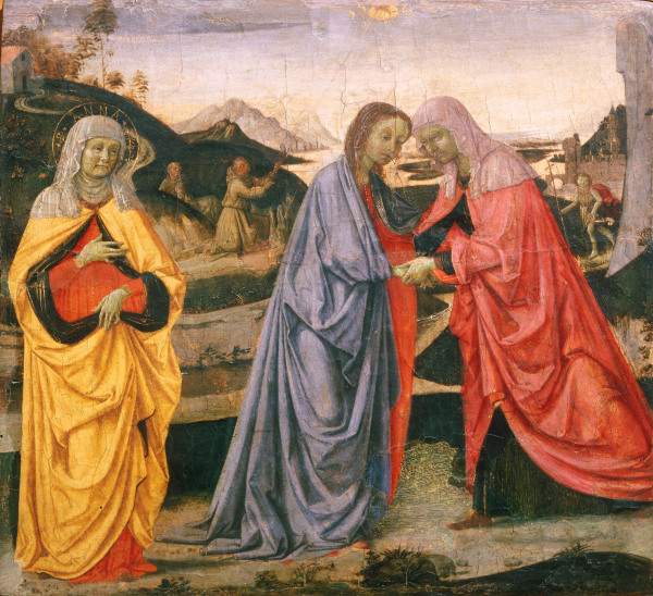 The Visitation / Perugino / c.1472/75 de Perugino (eigentl. Pierto di Cristoforo Vanucci)