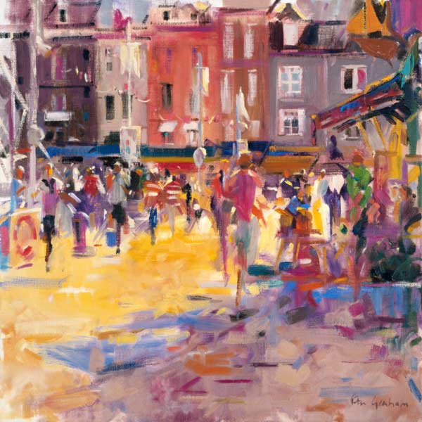 Honfleur Promenade (oil on canvas)  de Peter  Graham