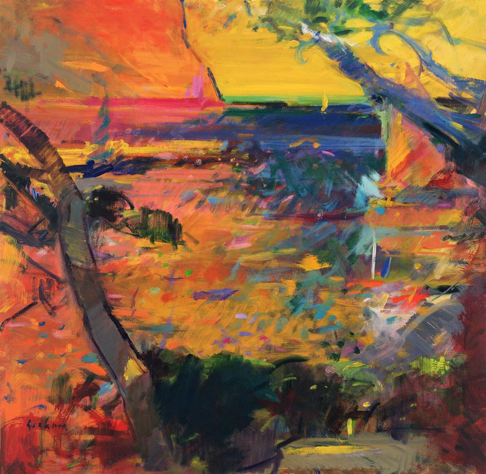 Cap Canaille Sunset (oil on canvas)  de Peter  Graham