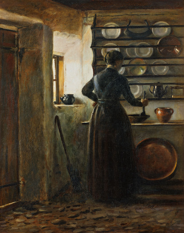 In der Küche. de Peter Ilstedt