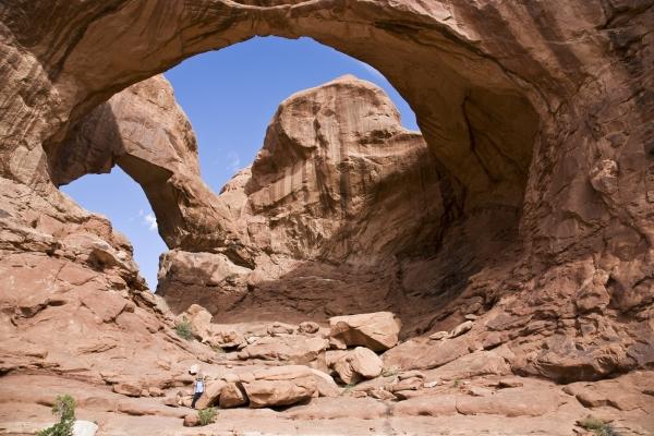 Double Arch Arches National Park Utah US de Peter Mautsch