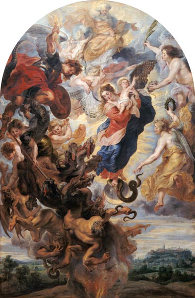 The apocalyptic woman. de Peter Paul Rubens