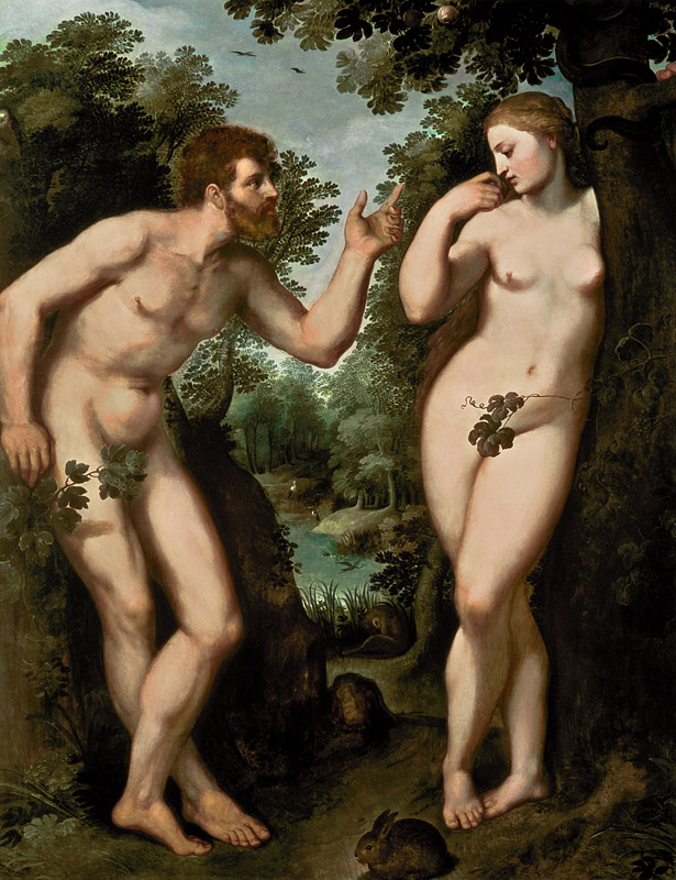 Adamo y Eva de Peter Paul Rubens