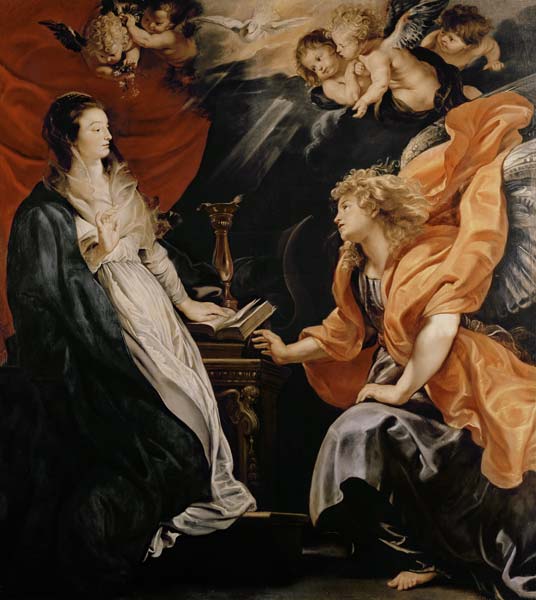 Annunciation de Peter Paul Rubens