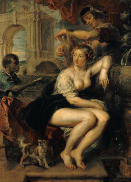Bathseba at the fountain de Peter Paul Rubens