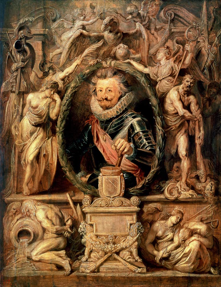 Portrait of Charles Bonaventure de Longueval, Comte de Bucquoy (1571-1621) de Peter Paul Rubens