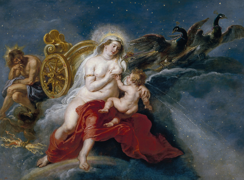 The Birth of the Milky Way de Peter Paul Rubens