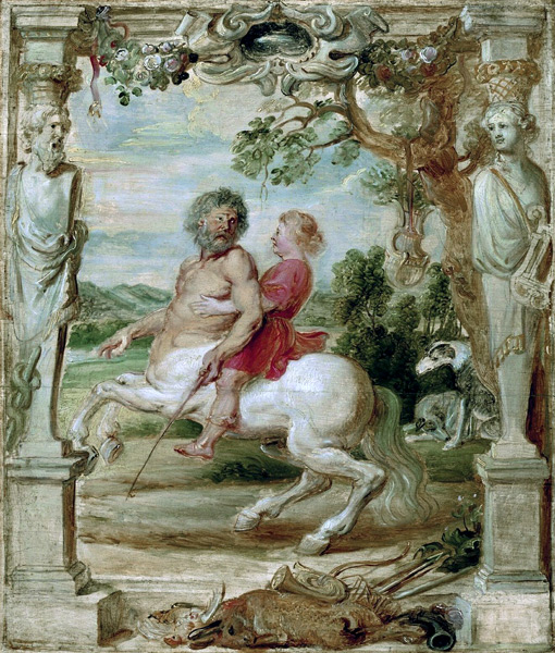 Achilles educated by the centaur Chiron de Peter Paul Rubens